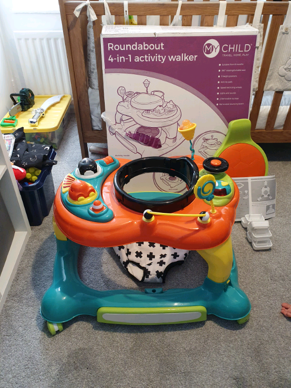 my child roundabout 4 in 1 activity walker